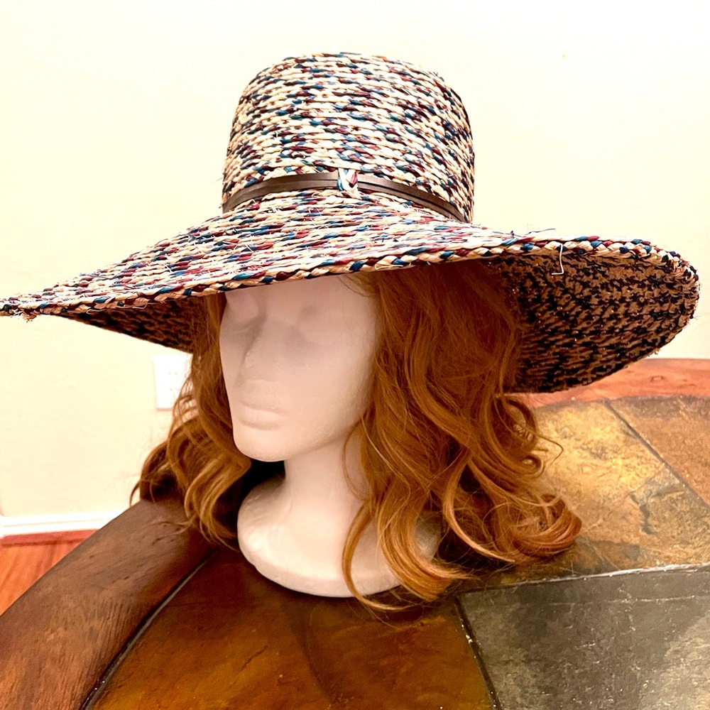 💖 San Diego Hat Co. Wide-Brimmed Raffia Hat